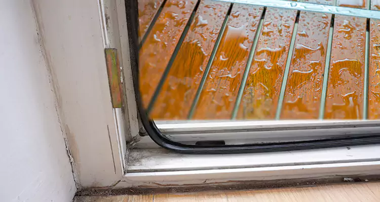 Water Leaking Wooden Patio Doors Repair in DeBary, FL